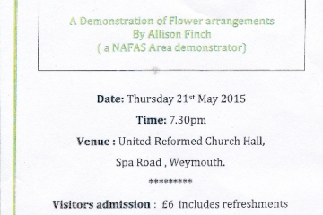 2015-04-25 Flower Arranging